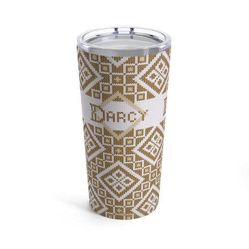 Fair Isle Diamonds Knitting Tumbler